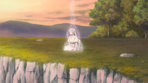 Frieren Meditando para Controlar su Poder Mágico